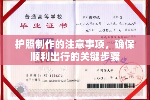 淮上护照制作的注意事项，确保顺利出行的关键步骤
