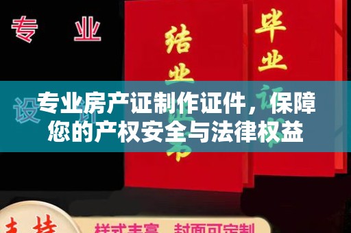 淮上专业房产证制作证件，保障您的产权安全与法律权益
