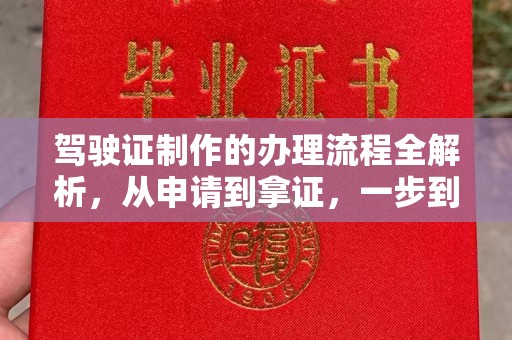 淮上驾驶证制作的办理流程全解析，从申请到拿证，一步到位！