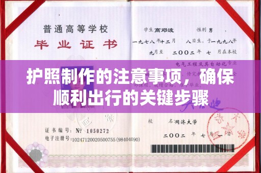 淮上护照制作的注意事项，确保顺利出行的关键步骤