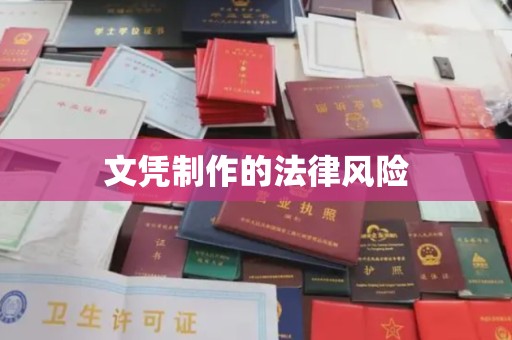 淮上文凭制作的法律风险