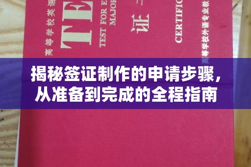 淮上揭秘签证制作的申请步骤，从准备到完成的全程指南