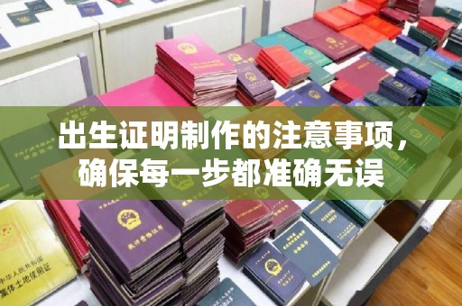 淮上出生证明制作的注意事项，确保每一步都准确无误