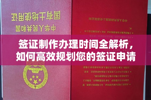 淮上签证制作办理时间全解析，如何高效规划您的签证申请流程