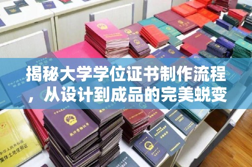 淮上揭秘大学学位证书制作流程，从设计到成品的完美蜕变